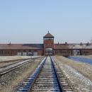 Entrée de Birkenau - hiver