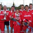 Oświęcimscy pływacy - reprezentanci Polski w meczu pływackim Cypr 2008